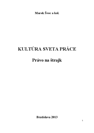 Kultúra sveta práce