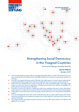 Strengthening social democracy in the Visegrad countries