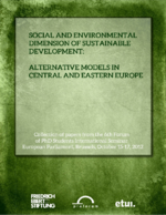 Social and environmental dimension of sustainable development