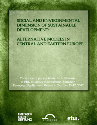 Social and environmental dimension of sustainable development