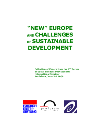 "New" Europe and challenges of sustainable development