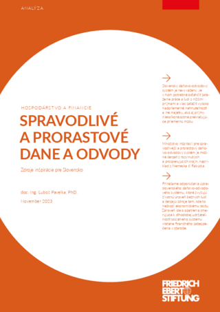 Spravodlivé a prorastové dane a odvody