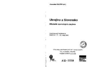 Ukrajina a Slovensko