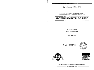 Mezdinárodná Konferencia Slovensko Patrí do NATO