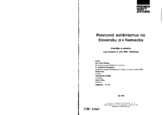 Pravicovy extrémizmus na Slovensku a v Nemecku